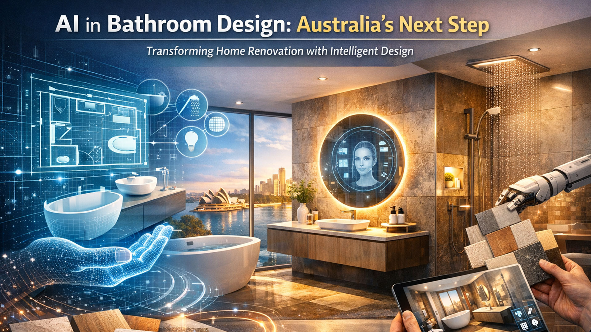 AI bathroom design