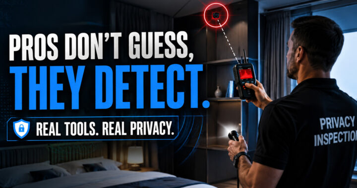 How Professionals Use a Hidden Camera Detector During Privacy Inspections